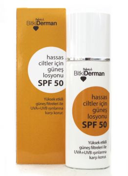 Hassas Ciltler için Güneş Losyonu SPF 50